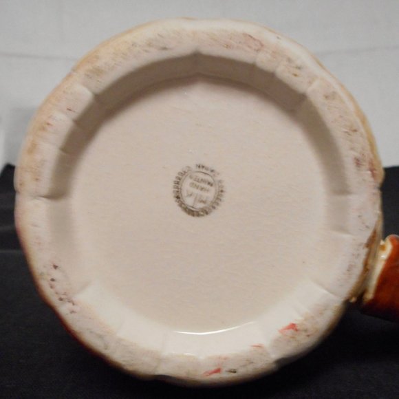 Vintage Made in Japan MIJ Ceramic Coffee Barrel Mug Longhorn Steer Ranch Hand - Picture 6 of 7